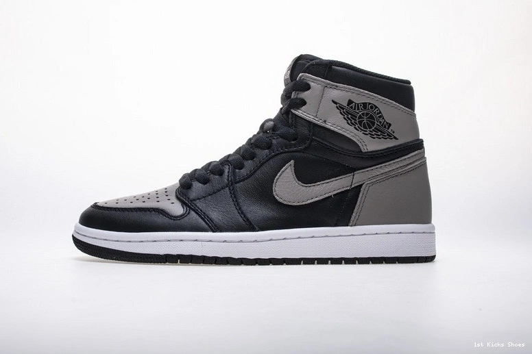 OG 555088-013 Shadow High Black Retro 1 Gray  Jordan Air 1001